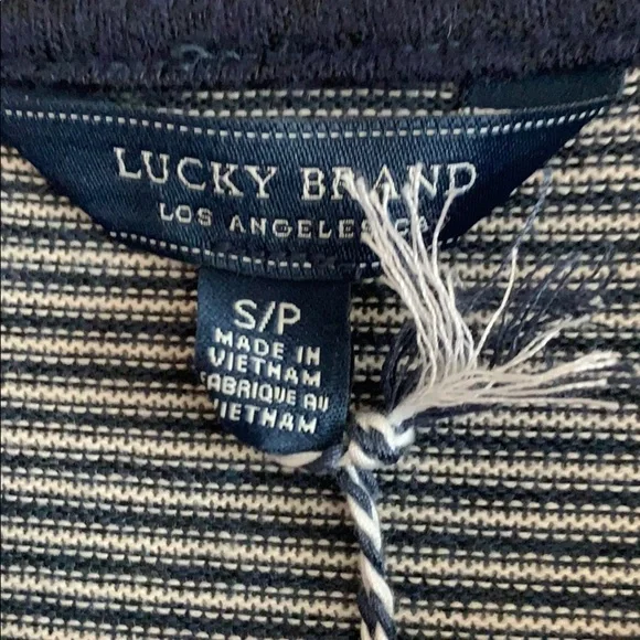 Lucky Brand Striped Bell Sleeve Top - Picture 4 of 7